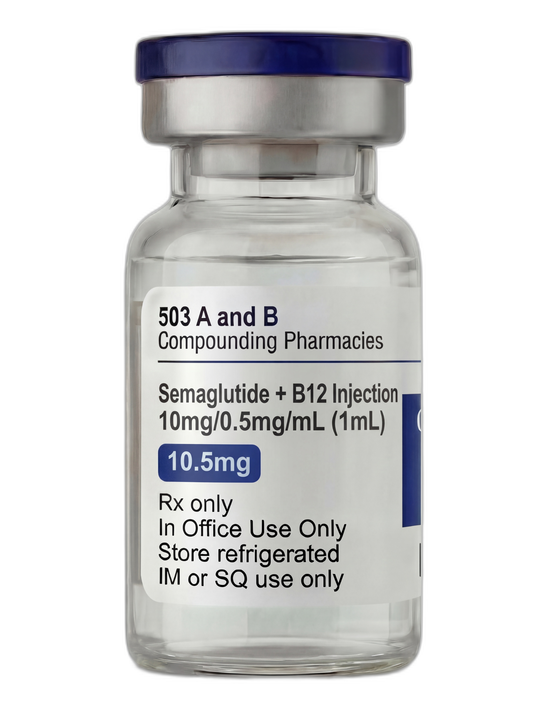 Semaglutide + B12 Injection 10mg/0.5mg/mL (1ML) pharmacy-compounded preparation