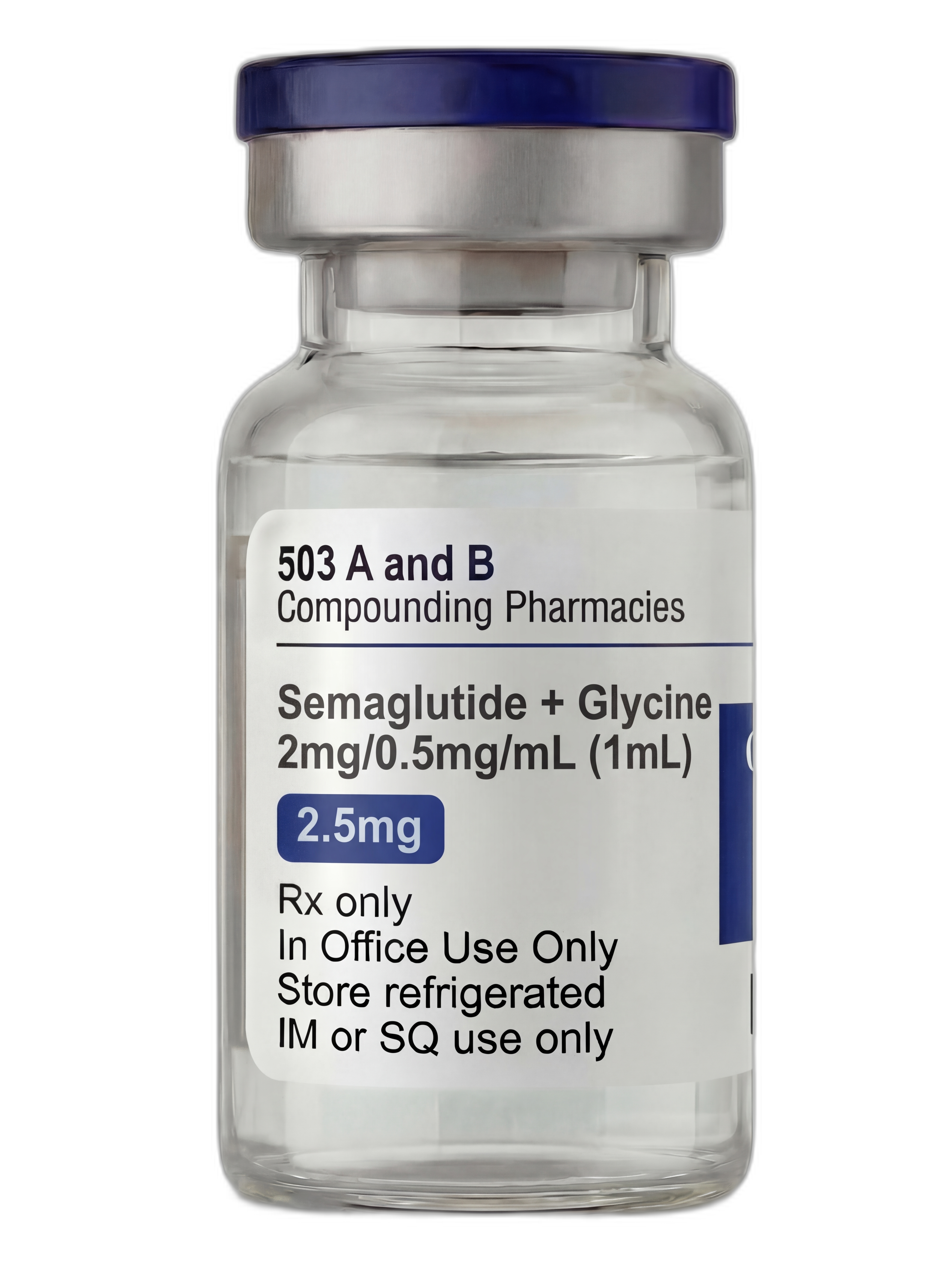 Semaglutide + Glycine Injection 2mg/0.5mg/mL (1ML) pharmacy-compounded preparation
